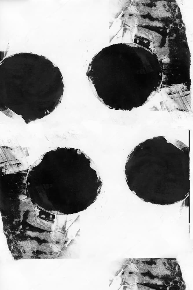 Modern Abstract Circles by cartissi — canvas wall art
