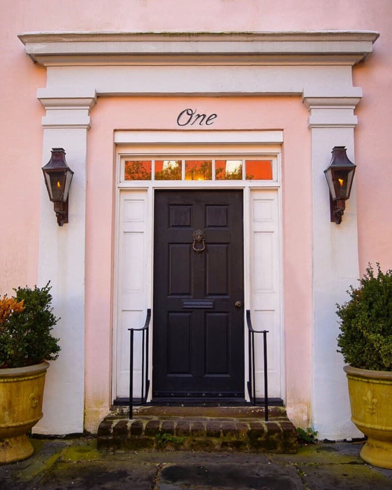 Pink House Number One by Del Mundo Imagery — canvas wall art