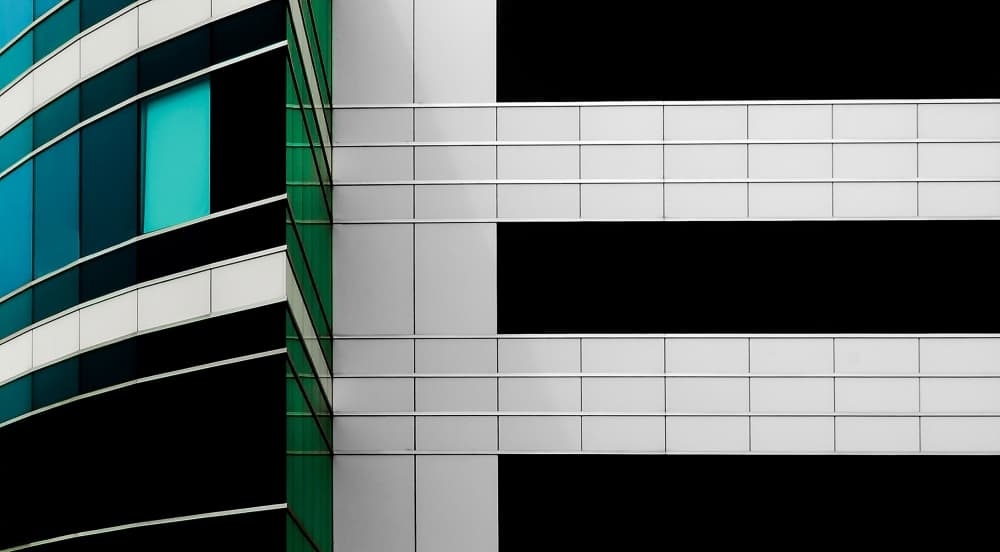 Modern Architectural Curves by Ben Rea — canvas wall art