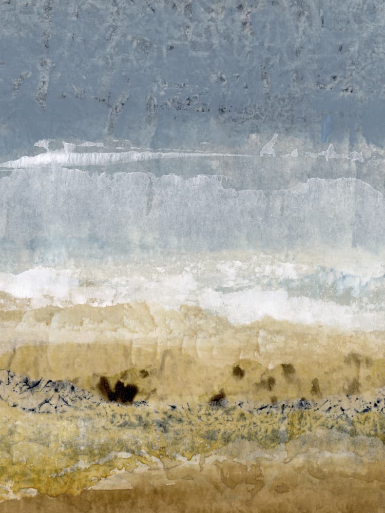 Abstract Ocean Landscape by Lara Eckerman — canvas wall art