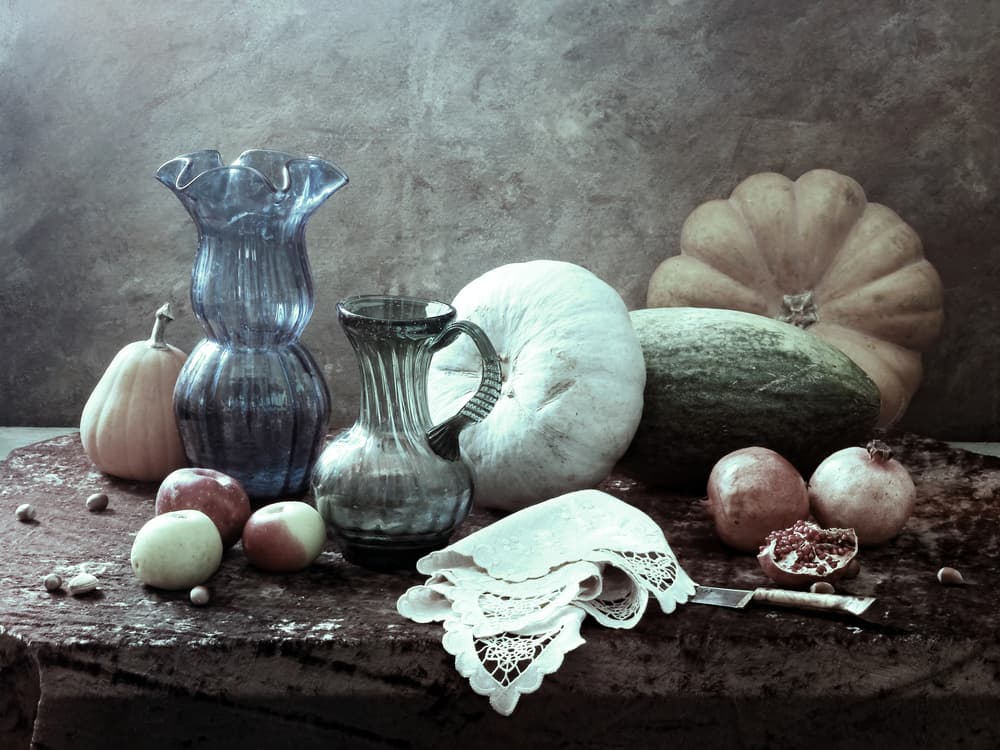 Still Life Autumn Harvest by UstinaGreen — canvas wall art