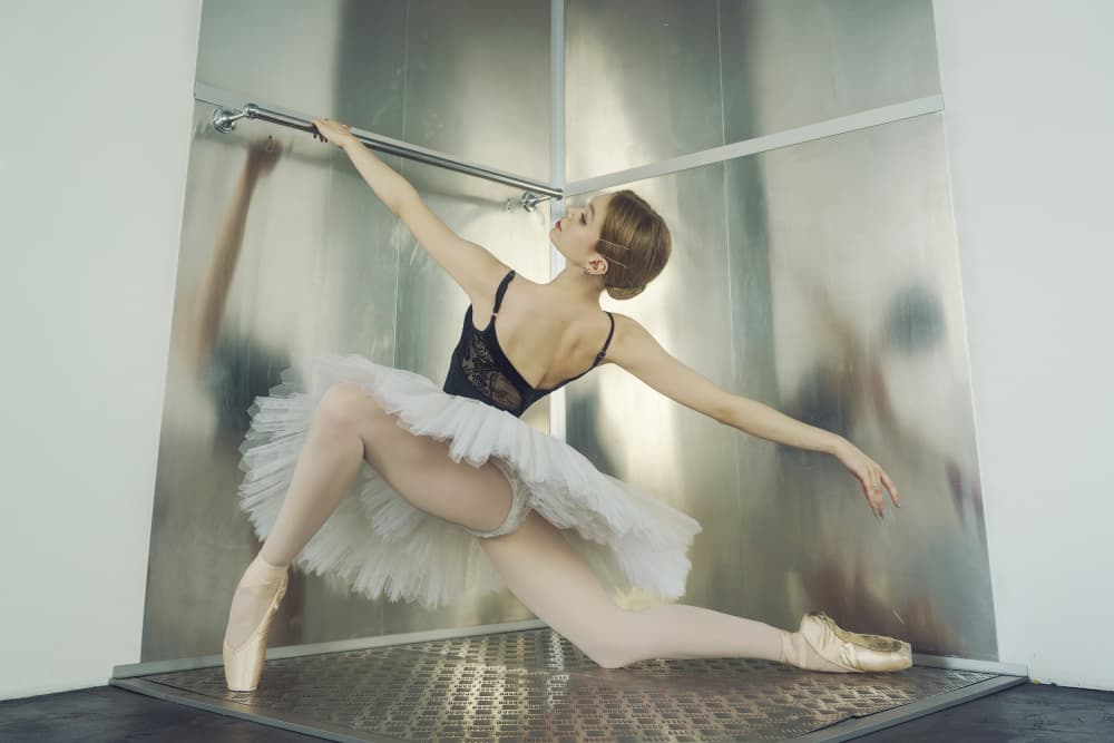 Ballerina At The Barre by Alexandr — canvas wall art