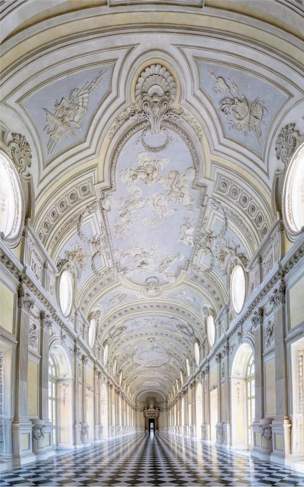 Grand Palace Corridor by carlo borgatelli — canvas wall art