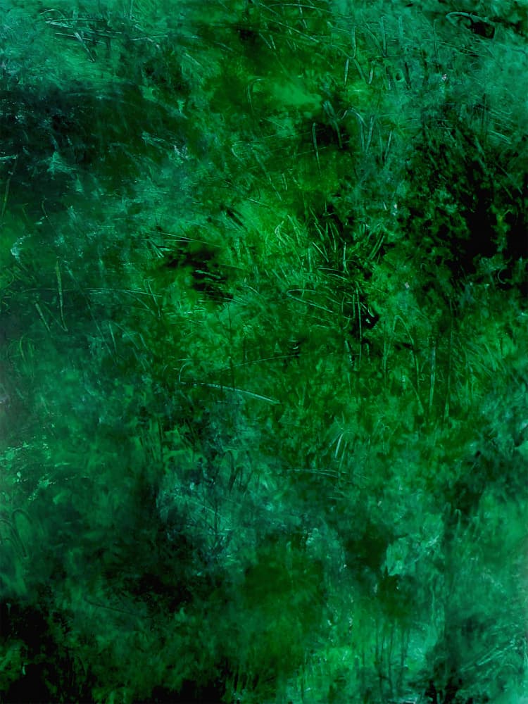 Deep Emerald Texture by Ron Halfant — canvas wall art
