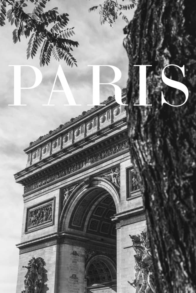 Paris Arc de Triomphe by Pictufy Studio III — canvas wall art