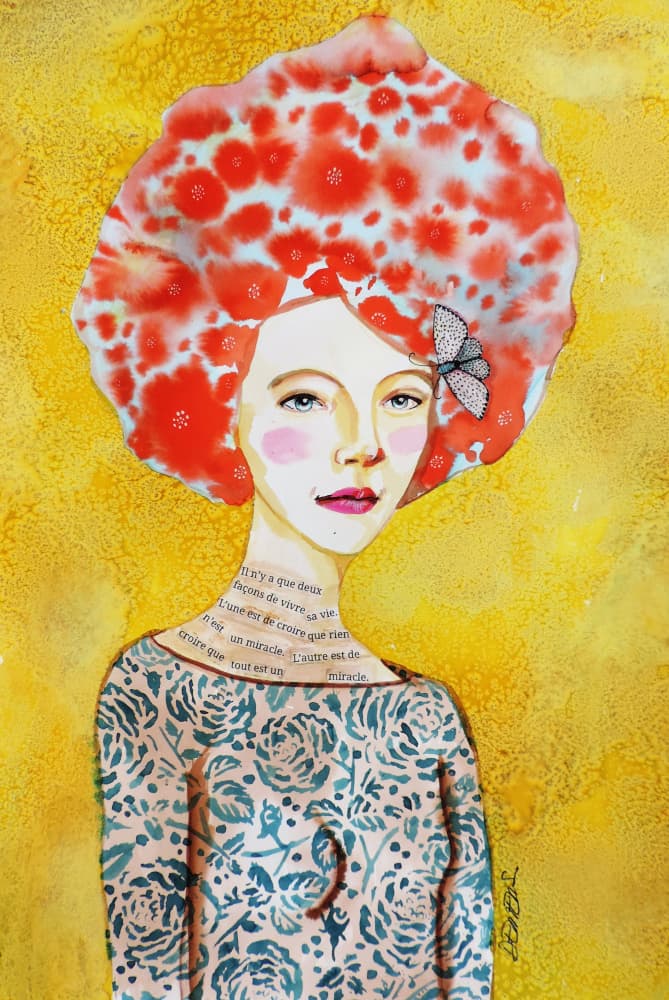 Vivre by Sylvie Demers — canvas wall art