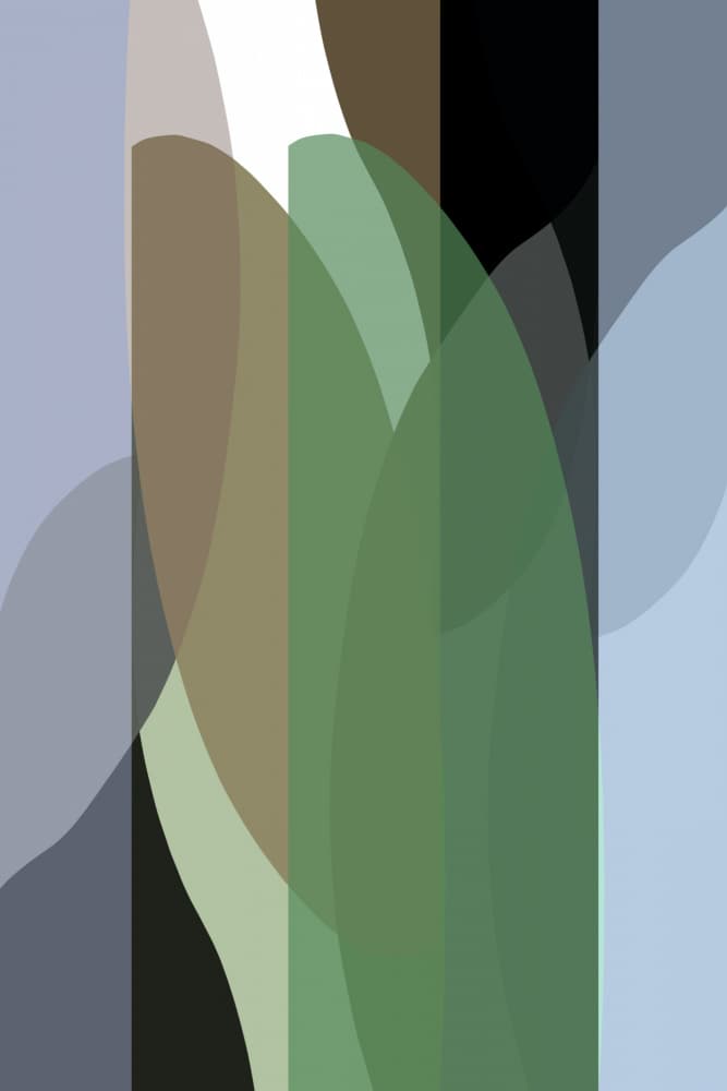 Organic Green Flow by cartissi — canvas wall art