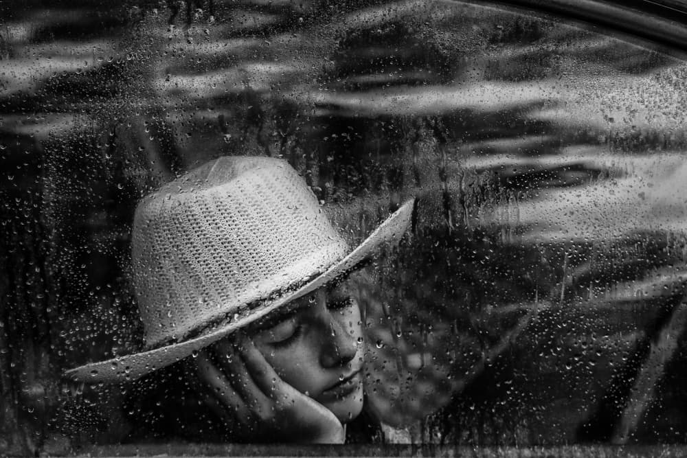 Rainy Day Dreamer by Ummu Nisan Kandilcioglu — canvas wall art