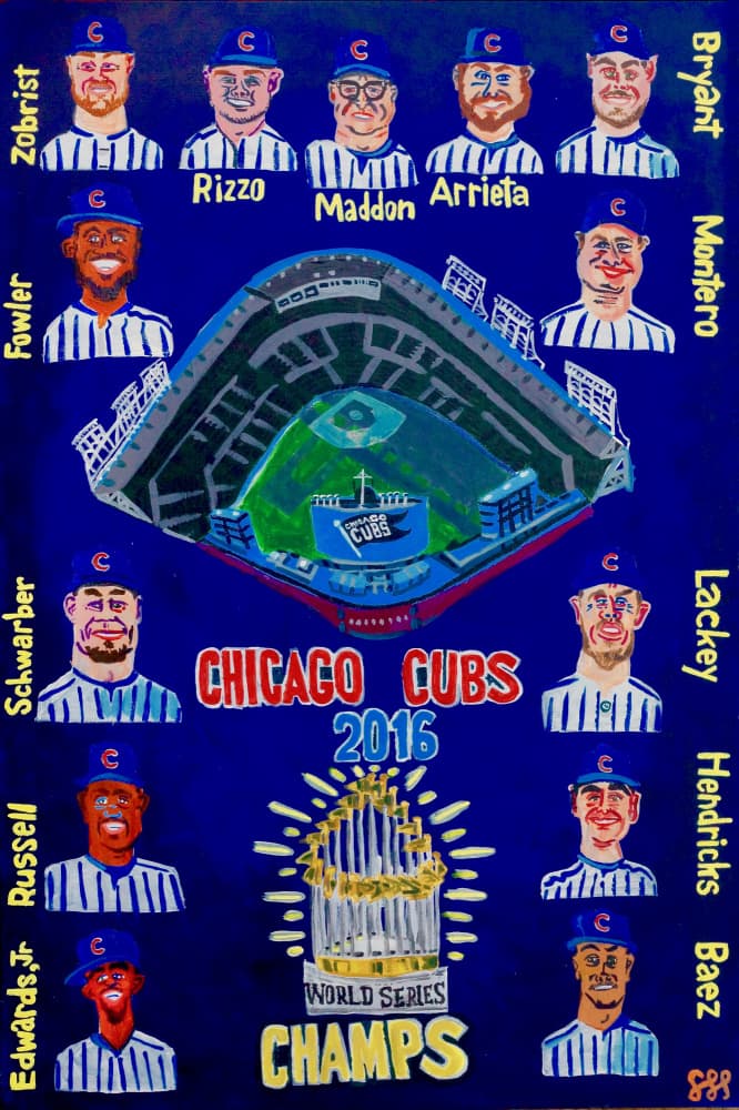 Baseball Championship Celebration by Steve Spencer — canvas wall art