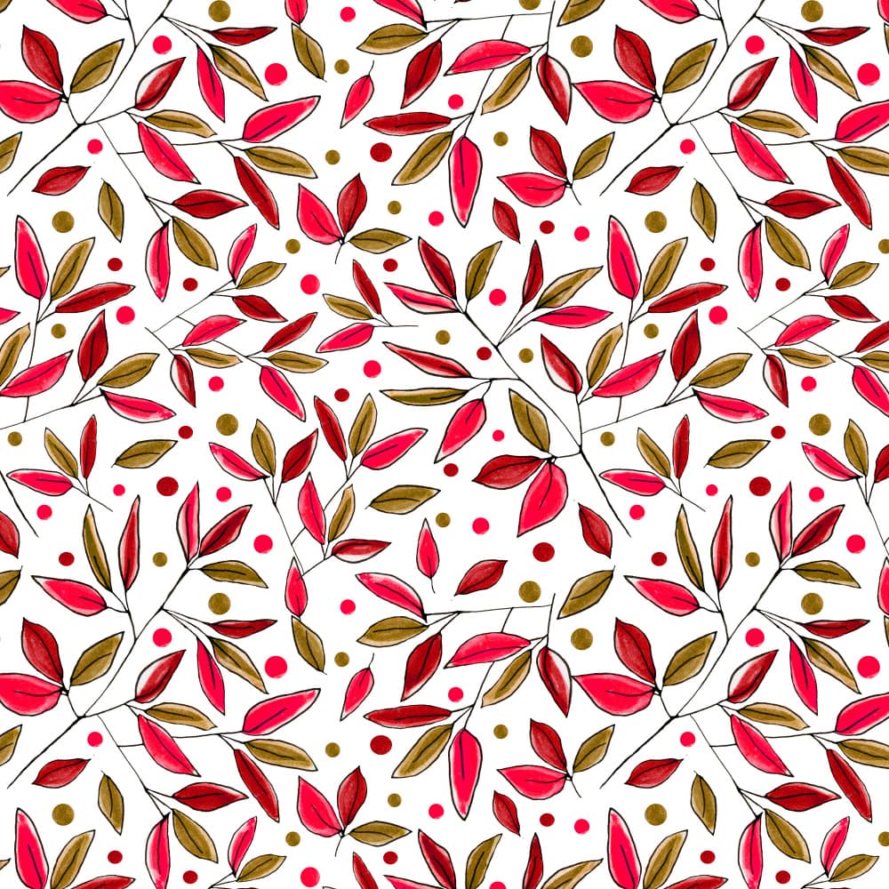 Scattered Autumn Leaves by Michele Channell — canvas wall art