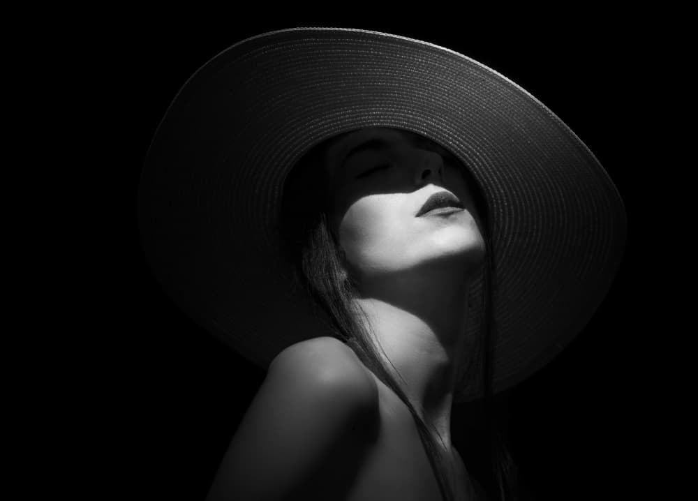 Mysterious Sun Hat by Toni Fidanza — canvas wall art