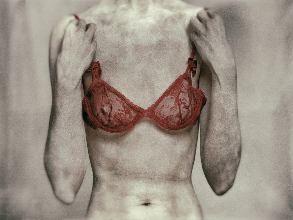 Sensual Red Lace by Ton Dirven — canvas wall art