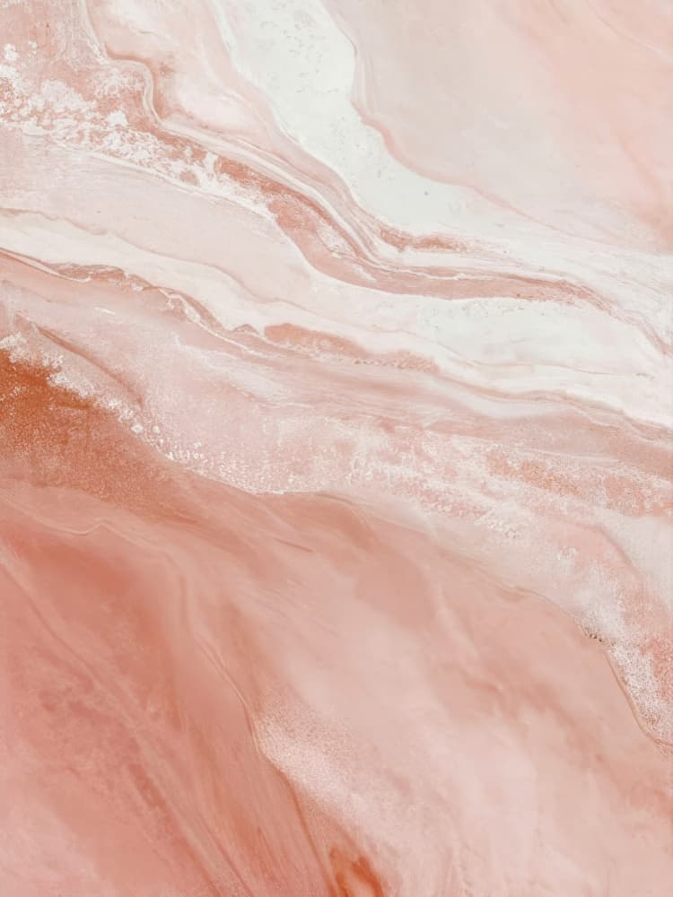 Blush Marble Flow by Alpenglow Workshop — canvas wall art
