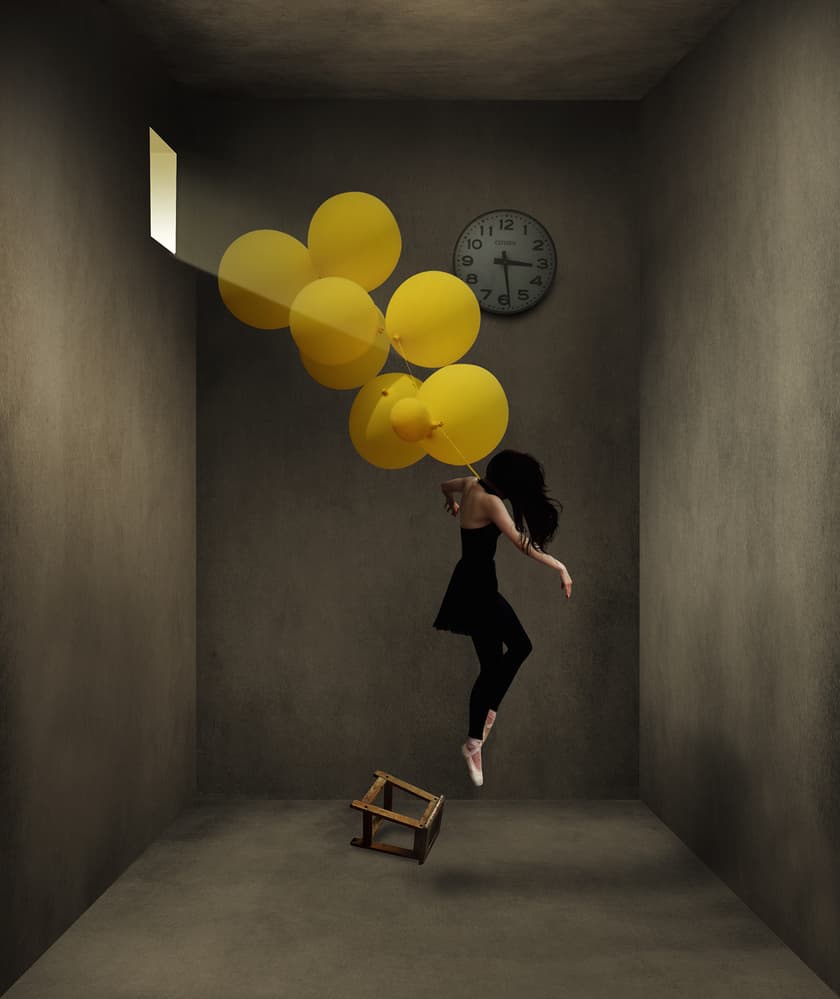 Dancer's Dream Escape by Hari Sulistiawan — canvas wall art
