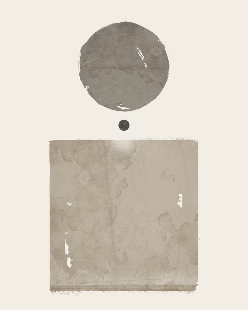 Minimalist Geometric Shapes by Ema Paraschiv — canvas wall art