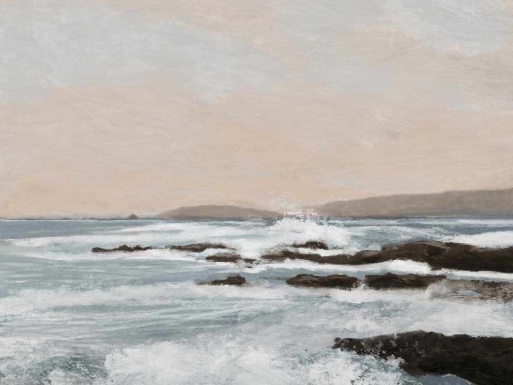 Constantine Bay by Dan Hobday — canvas wall art