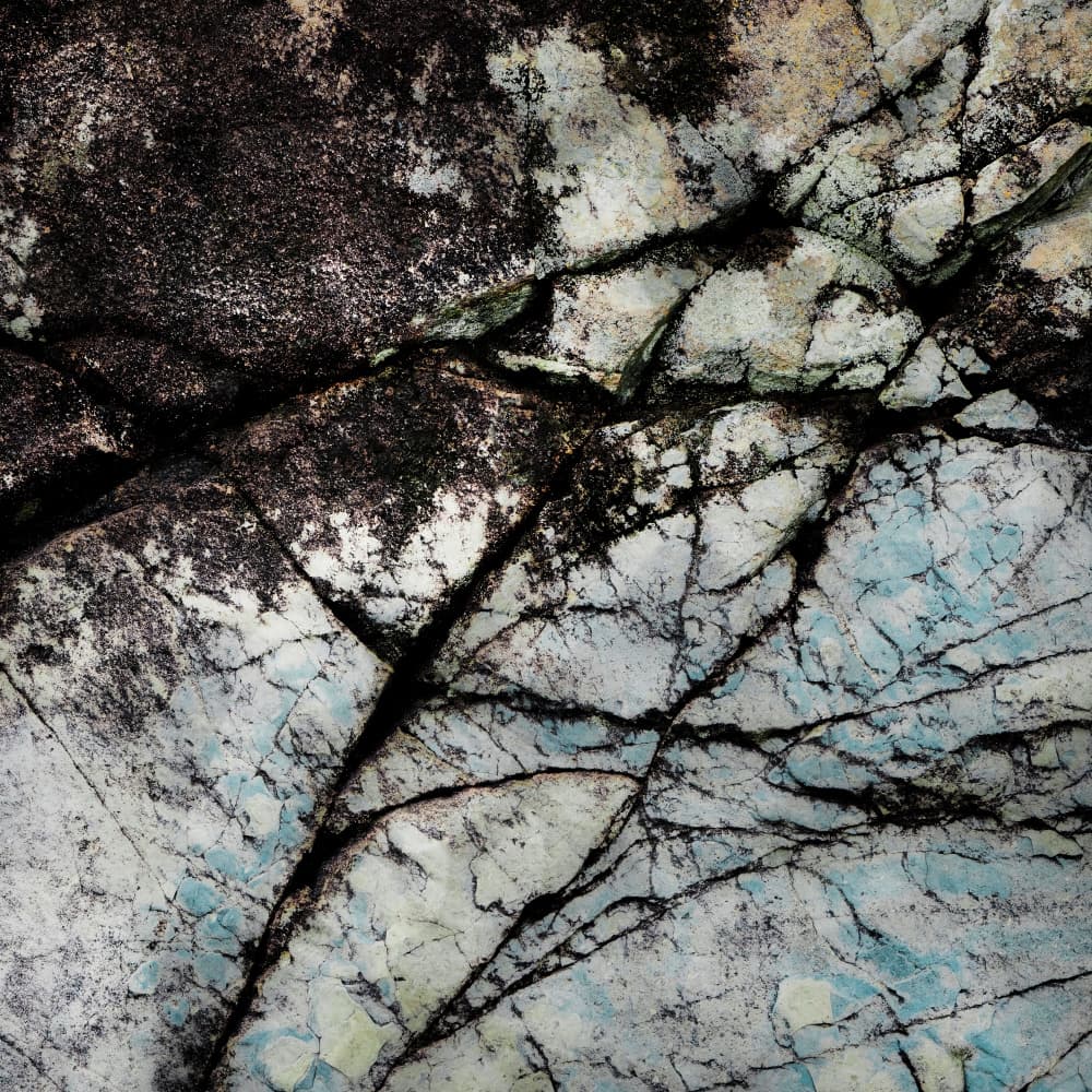 Blue Stone Textures by Studio Meikle — canvas wall art