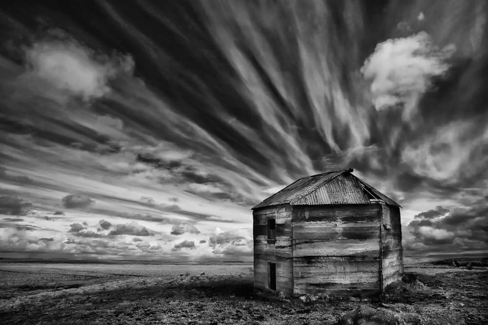 Dramatic Sky Old House by Þorsteinn H. Ingibergsson — canvas wall art