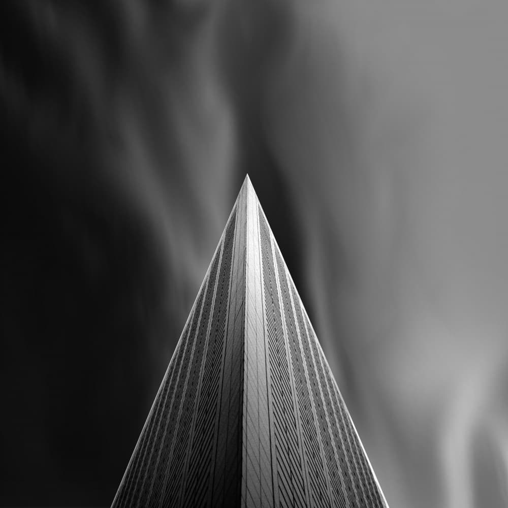 Modern Skyscraper Edge by Kapuschinsky — canvas wall art
