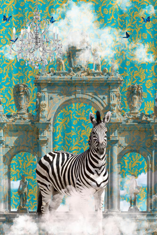 Opulent Zebra Dream by Sue Skellern — canvas wall art