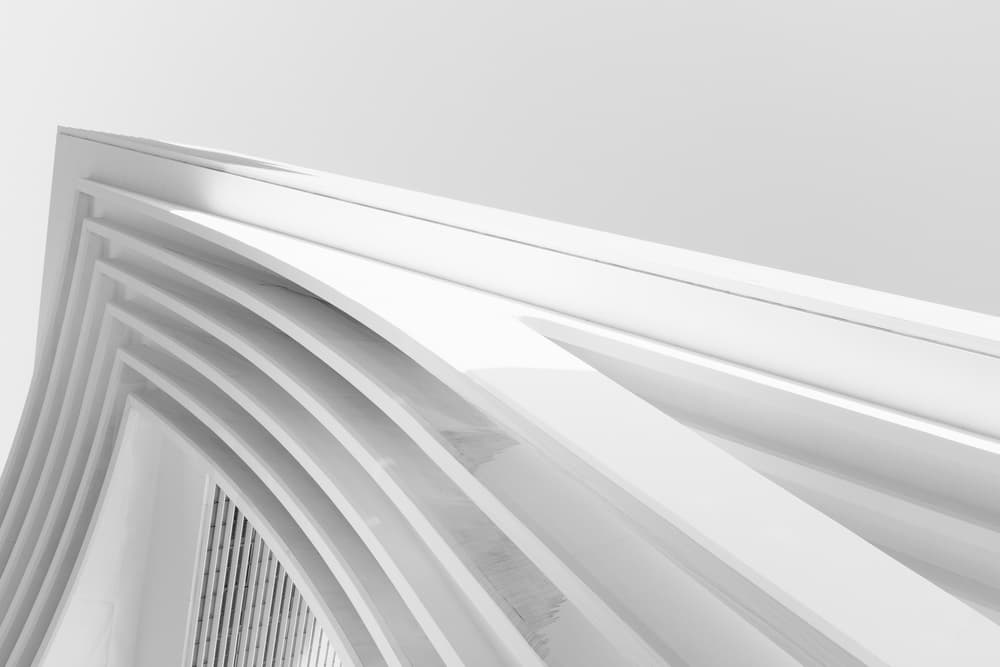 Modern White Architecture by Xavier Garci — canvas wall art