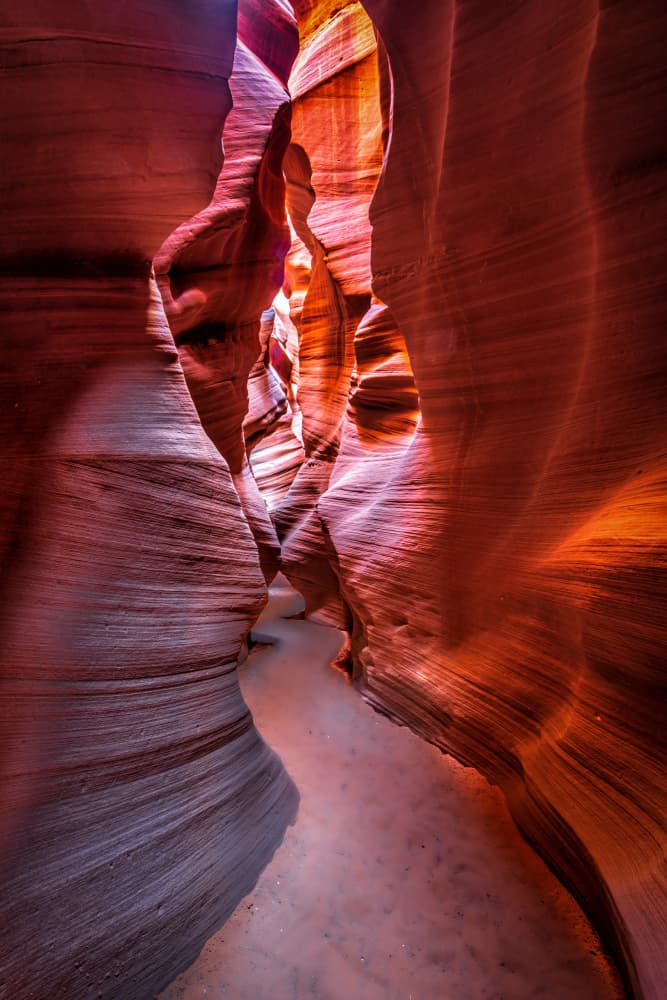 Winding Slot Canyon Light by Jeffrey C. Sink — canvas wall art