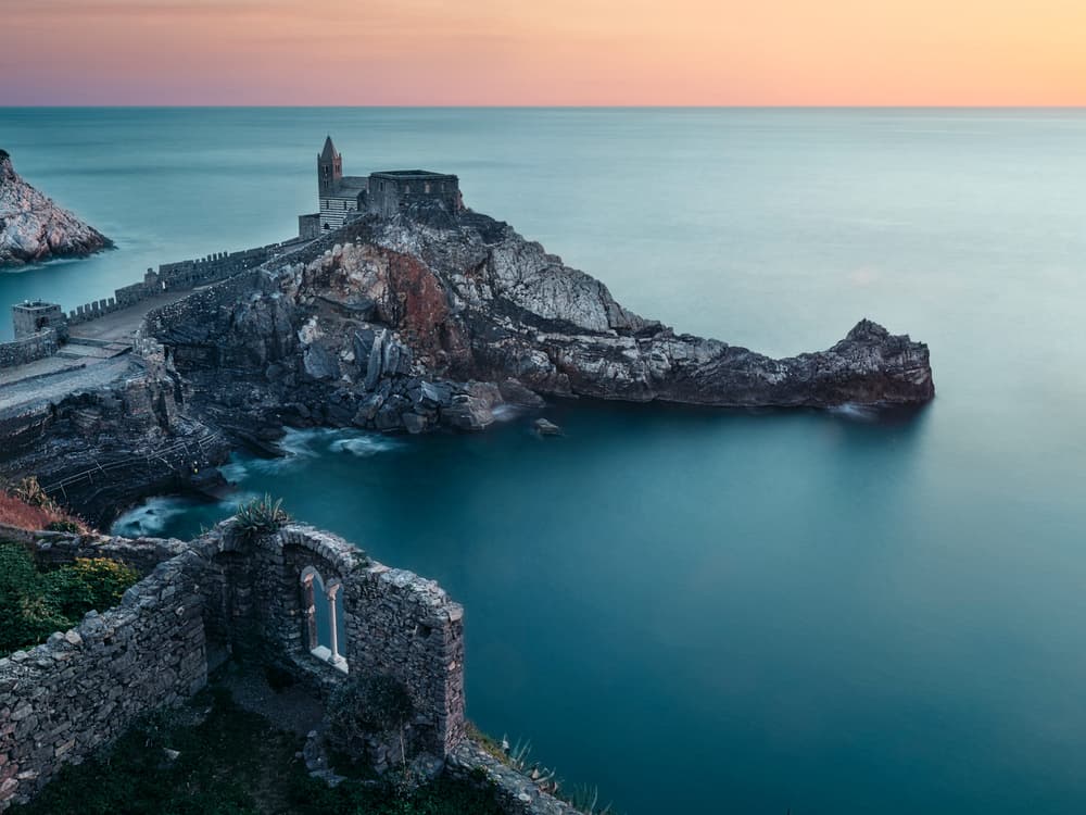 Portovenere Sunset Coast by Andrea Lorenzetti — canvas wall art
