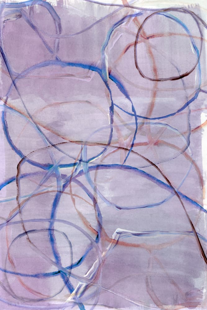 Ethereal Lavender Flow by cartissi — canvas wall art