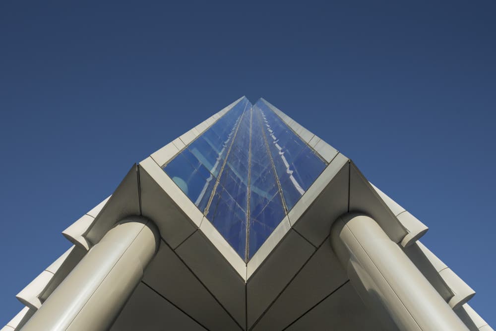 Modern Architectural Ascent by Jef Van den Houte — canvas wall art