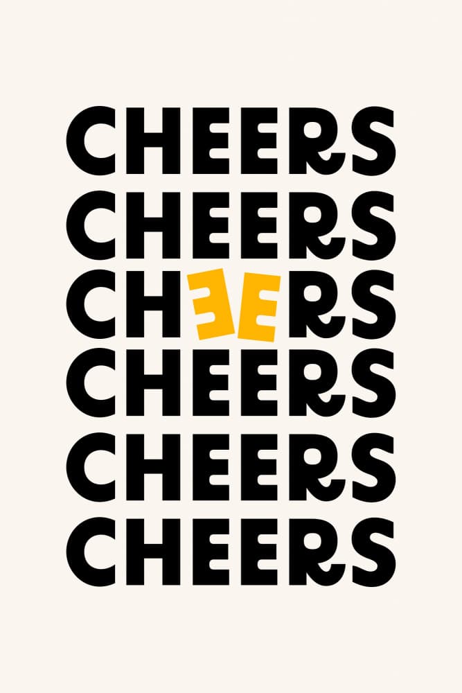 Cheers Beer Toast by Frankie Kerr-Dineen — canvas wall art