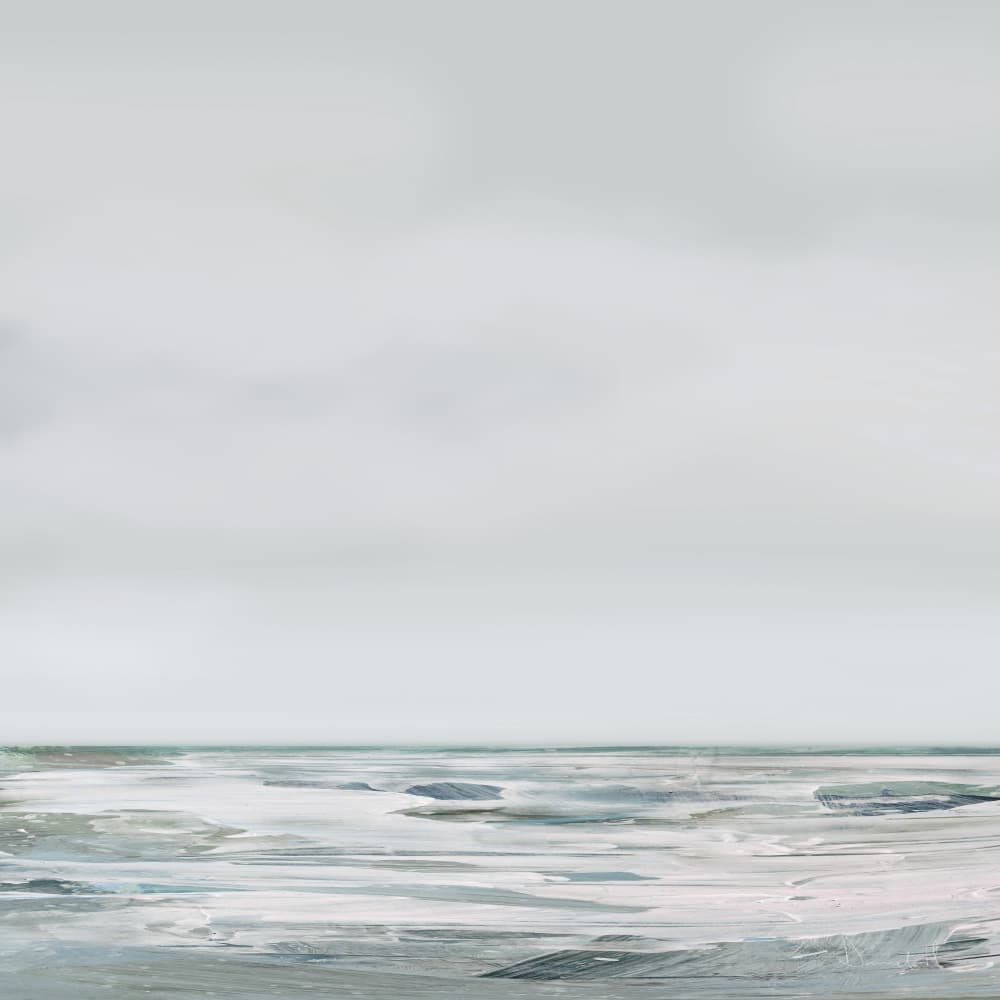 White Day by Dan Hobday — canvas wall art