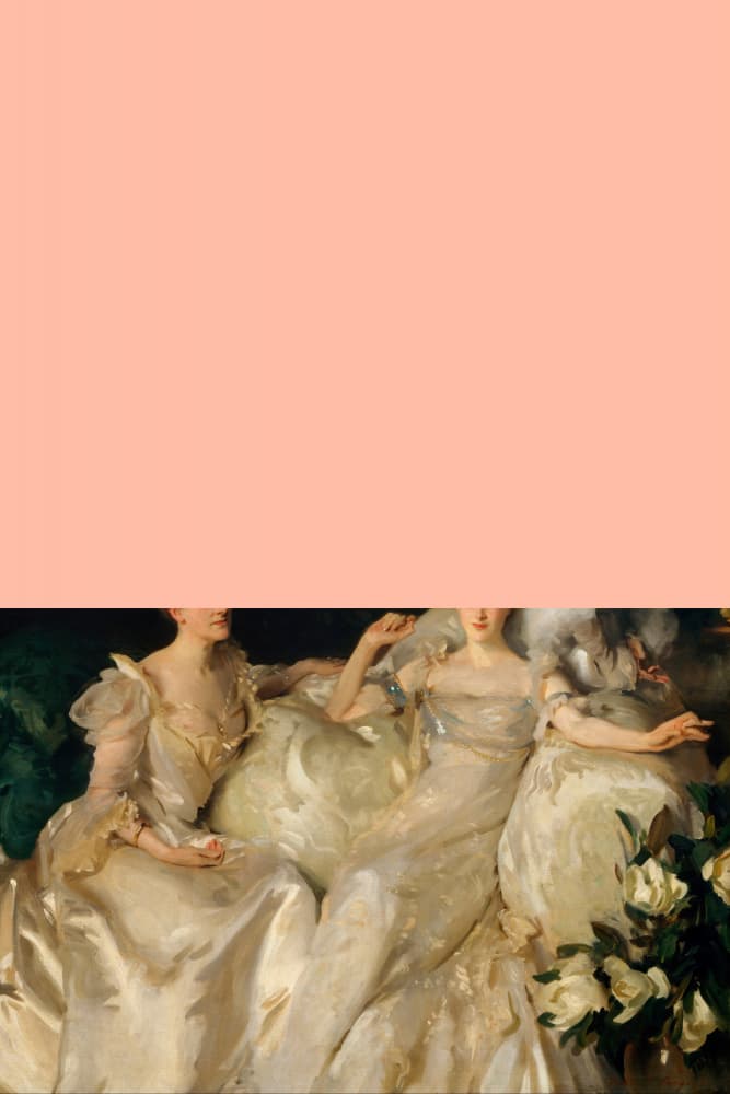 Elegant Women In White by Talitha McQueen — canvas wall art