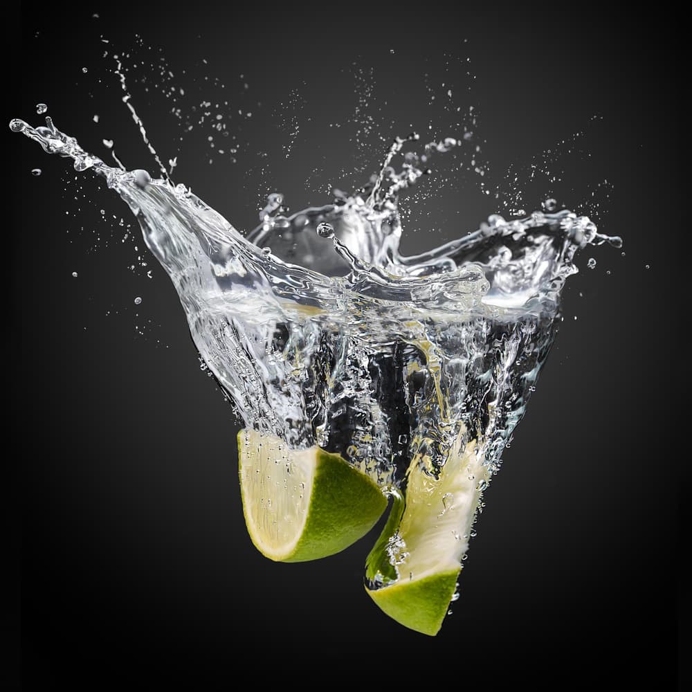 Refreshing Lime Splash by Isma Yunta — canvas wall art