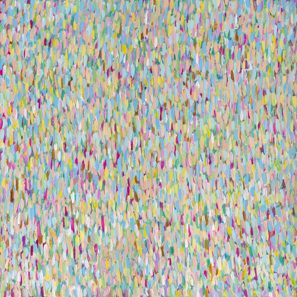 Vibrant Brushstroke Pattern by Helen Joynson — canvas wall art