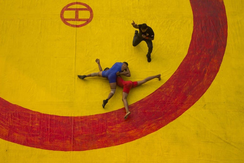 DANGAL by Suvajit Mukherjee — canvas wall art