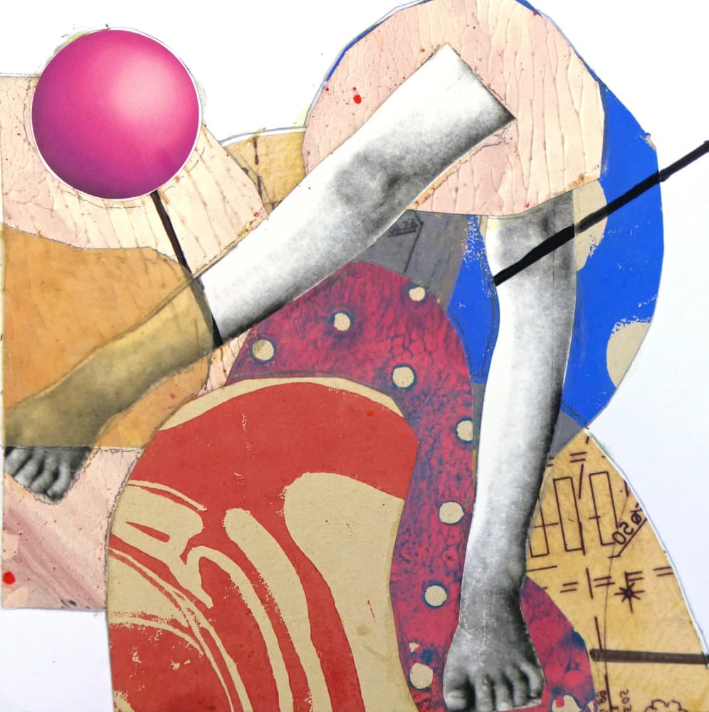 Abstract Human Collage by Pascal Marlin — canvas wall art