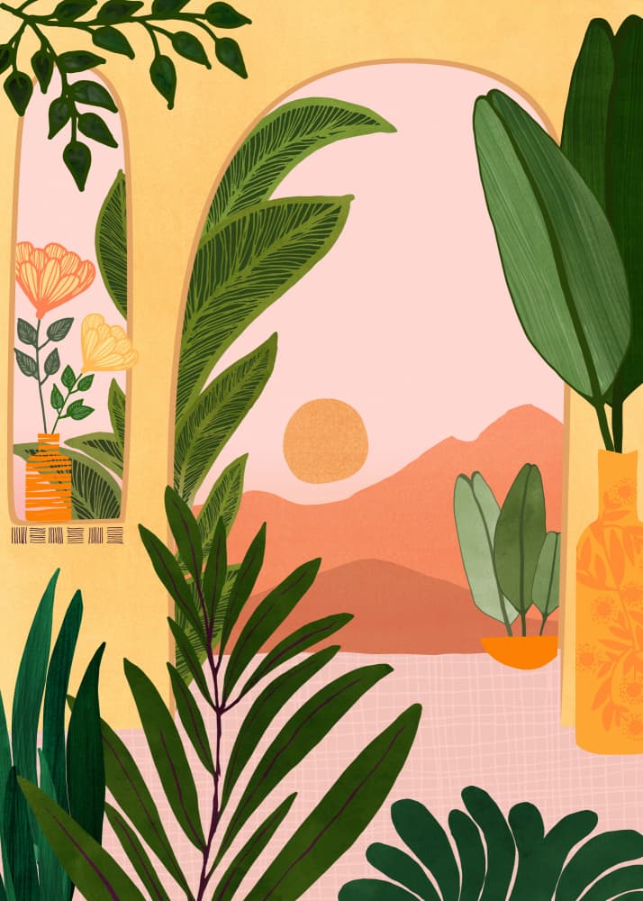 Desert Mountains by Kristian Gallagher — canvas wall art
