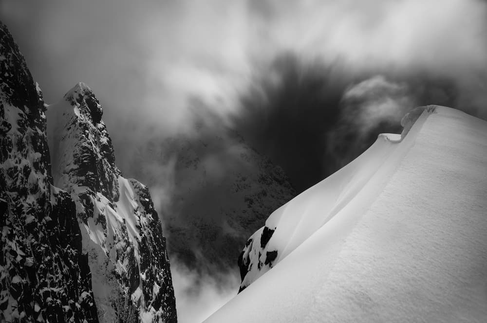 Dramatic Mountain Ridge by Fred Åge Hol — canvas wall art