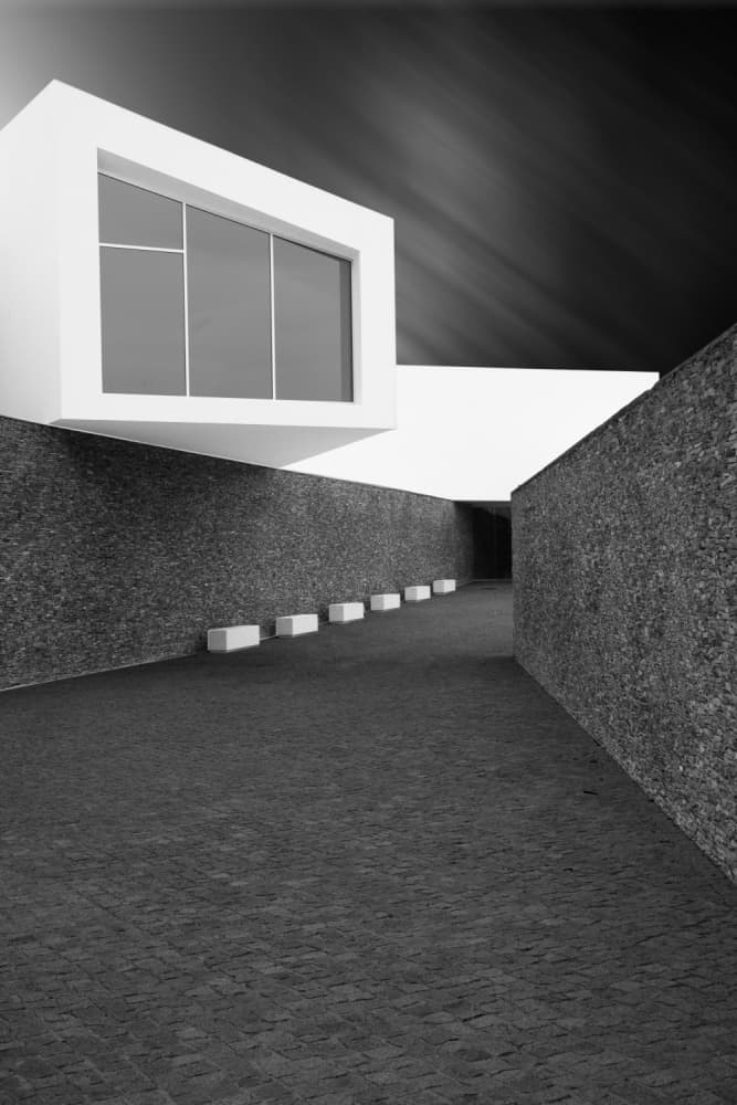 Modern Building Pathway by Olavo Azevedo — canvas wall art