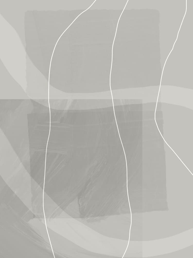 Layered Grey Abstract by Dina Dankers — canvas wall art