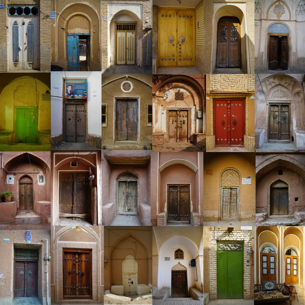 Historic Persian Doors by Fatma GÖKMEN — canvas wall art