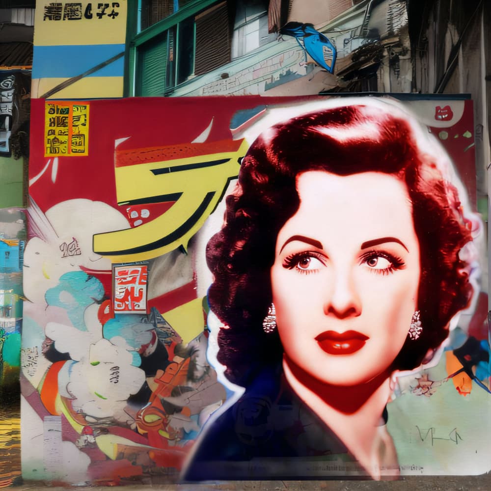 Japanese Pop Art Portrait by Cicero Spin — canvas wall art