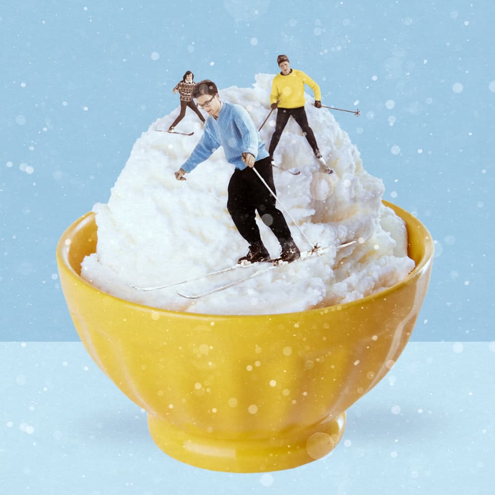 Skiing Mashed Potatoes