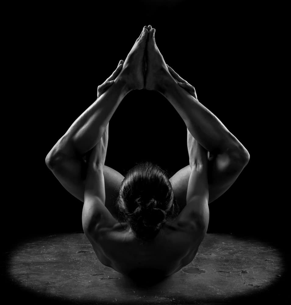 Graceful Yoga Pose by Rajat Dawn — canvas wall art