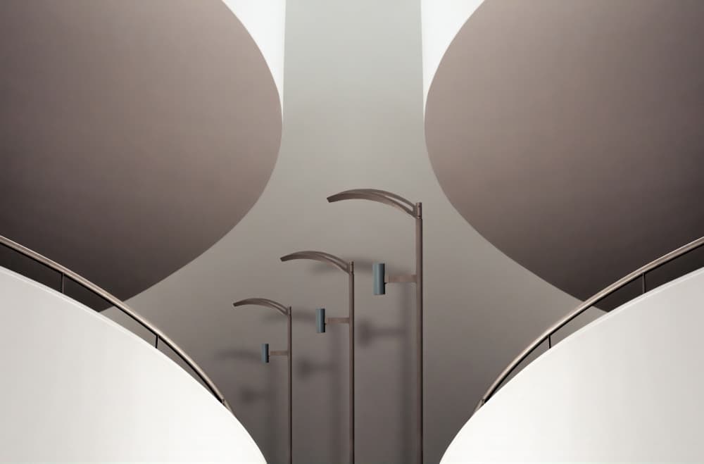 Modern Architectural Curves by Tomasz Buczkowski ( Tomush ) — canvas wall art