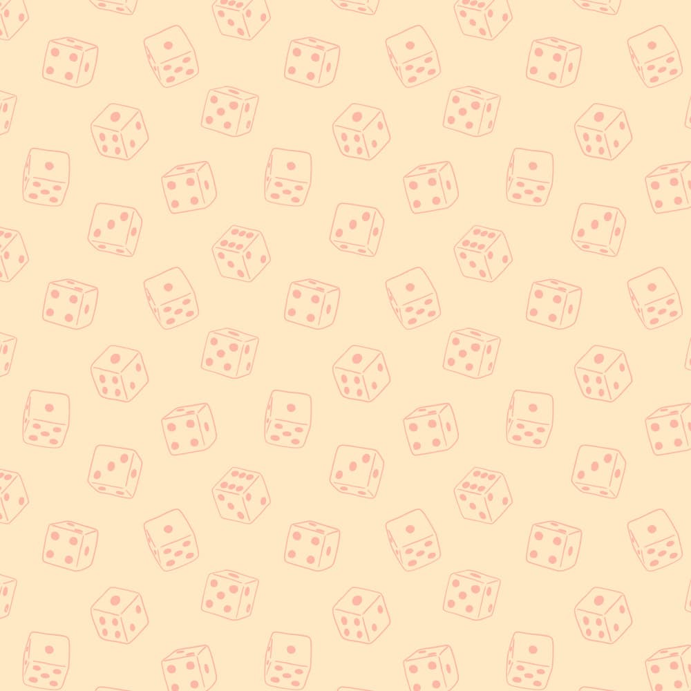Lucky Dice Pattern by Carrie Cantwell — canvas wall art