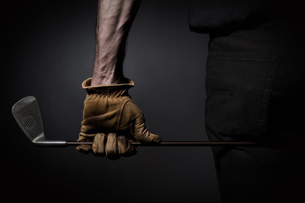 Golfer's Strong Grip by Jan Scheunders — canvas wall art