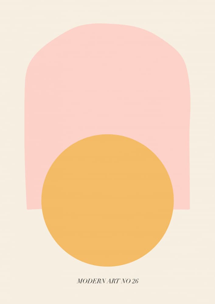Soft Arch Golden Circle by Talitha McQueen — canvas wall art
