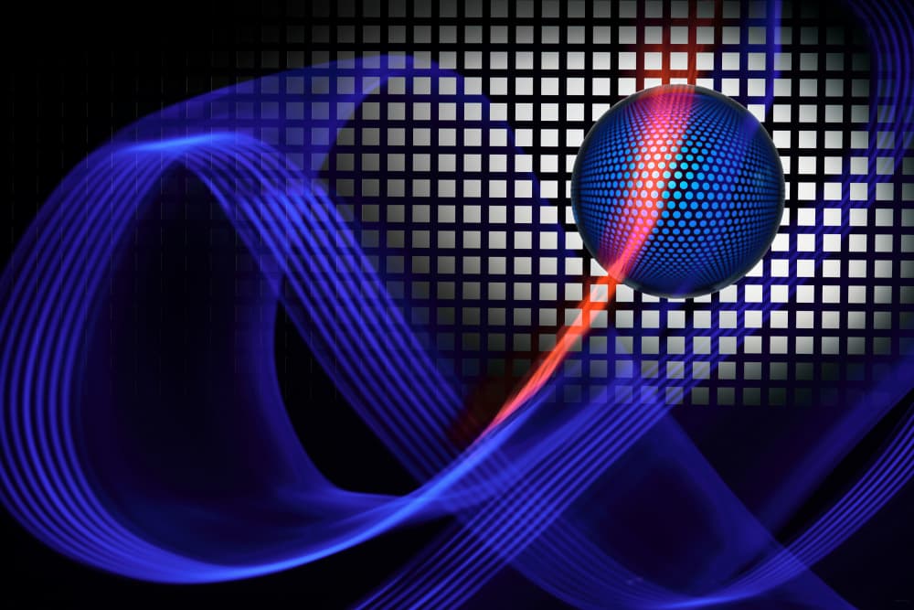 Futuristic Laser Orb by Drazen Sokac — canvas wall art