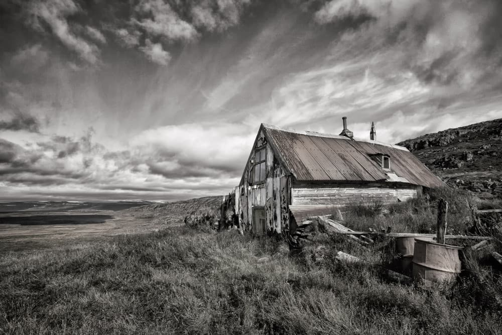 Remote Abandoned Cabin by Þorsteinn H. Ingibergsson — canvas wall art